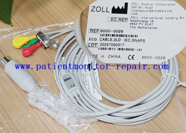 Original Medical Equipment Accessories ZOLL ECG Cables 3LD IEC SHAPS ECG Leadwires REF 8000-0026