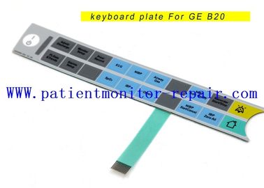 Keyboard Plate with Bulk Stock for GE B20 B20i B40 B40i Monitor PN 2050566-002 02EN Button Sticker Monitor Button Panel