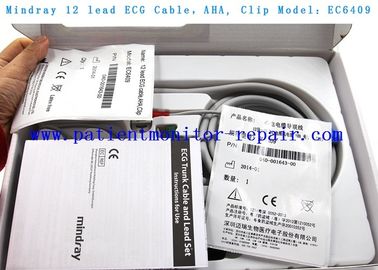 EC6409 12 Lead ECG Cable AHA Clip PN 040-001643-00 ECG Trunk Cable And Lead Set