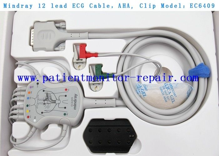 EC6409 12 Lead ECG Cable AHA Clip PN 040-001643-00 ECG Trunk Cable And Lead Set